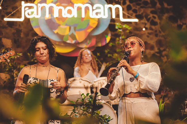 Mulheres da Geleia Solar na JAM no MAM foto Lígia Rizério